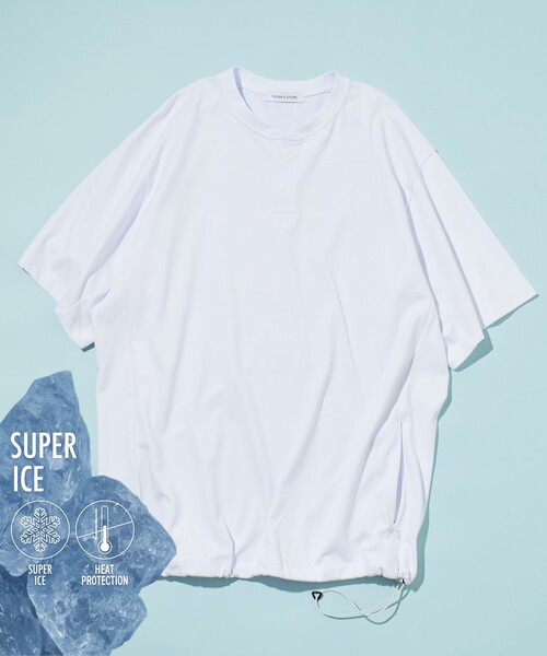 FREAK'S STORE（フリークスストア） tシャツ SUPER ICE HENLEY NECK