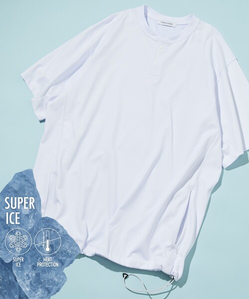 FREAK'S STORE（フリークスストア） tシャツ SUPER ICE HENLEY NECK
