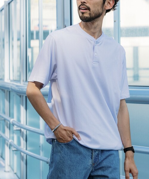 FREAK'S STORE（フリークスストア） tシャツ SUPER ICE HENLEY NECK