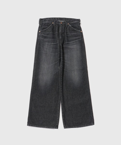 Wrangler 別注 FLARE JEAN BLACK WOOL 黒 Wrangler ジーンズ 「別注」「Wrangler/ラングラー」WIDE FLARE