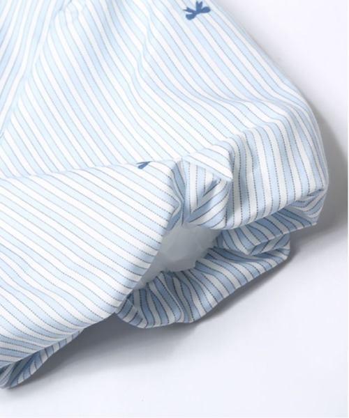 LA POMME petit（ラポミ・プチ） ワンピース 半袖 Preppy Style Stripe