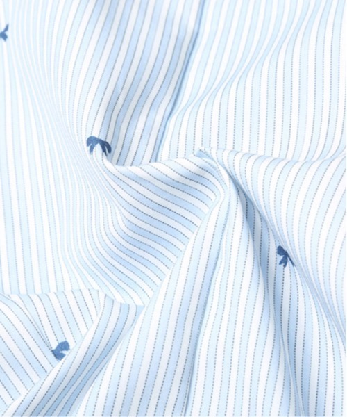 LA POMME petit（ラポミ・プチ） ワンピース 半袖 Preppy Style Stripe