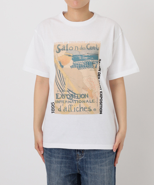 Spick＆Span tシャツ ART GRAPHIC Tシャツ レディース