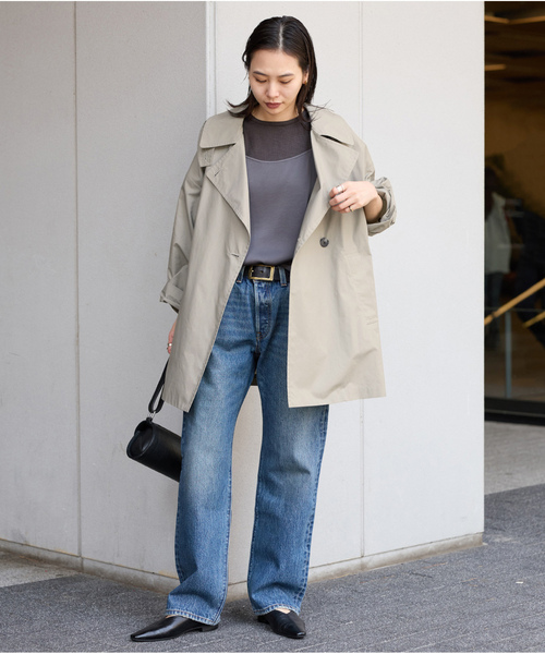 JOURNAL STANDARD チャコール　ステンカラーコート　2023AW JOURNAL STANDARD チャコール ステンカラーコート 2023AW JOURNAL