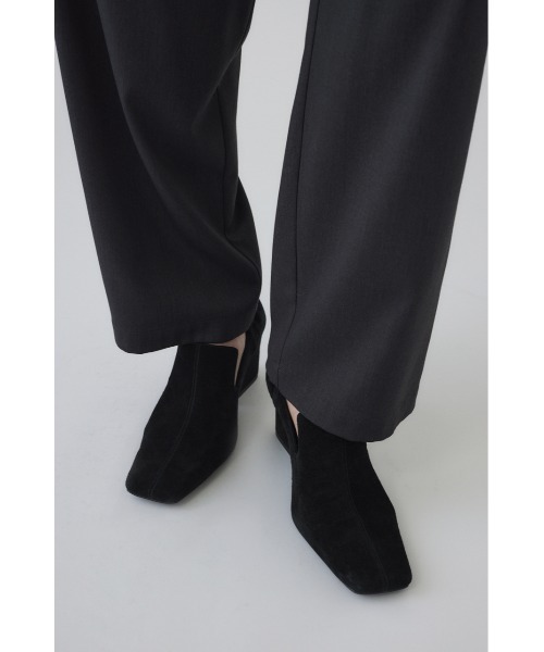 RIM.ARK パンプス Suede square toe heel スエードスクエアトゥヒール