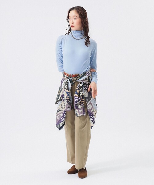 BEAMS BOY（ビームス ボーイ） tシャツ リブタートル ロングスリーブ