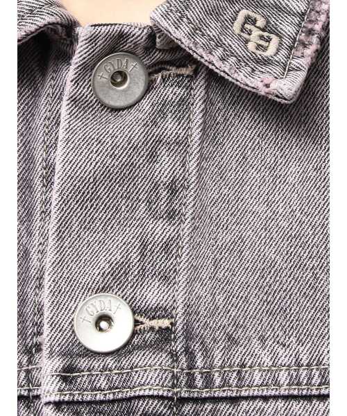 服/ファッション GYDA DAMAGE DENIM JACKET GYDA（ジェイダ） デニムジャケット gジャン ZIP POCKETダメージ