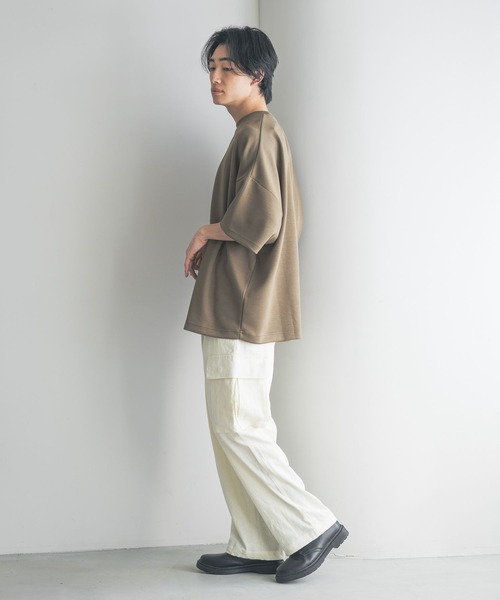 「LOWRYS FARM」 半袖Tシャツ LARGE ブラウン メンズ
