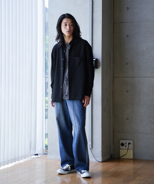 RATTLE TRAP（ラトルトラップ） シャツ ハニカムジャガードオーバー