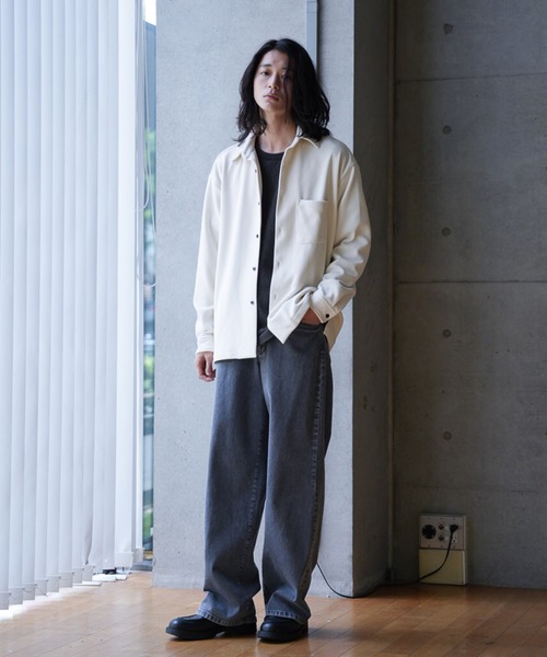 ラトルトラップ（RATTLE TRAP）/ハニカムジャガードオーバーシャツ RATTLE TRAP（ラトルトラップ） シャツ ハニカムジャガードオーバー