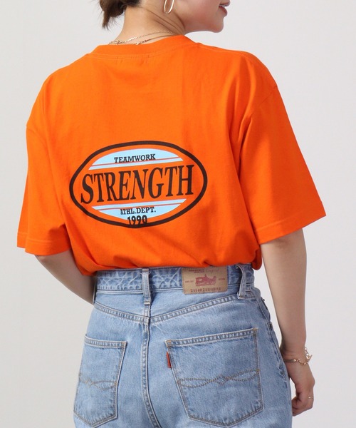 「MODISH GAZE」 半袖Tシャツ L オレンジ メンズ