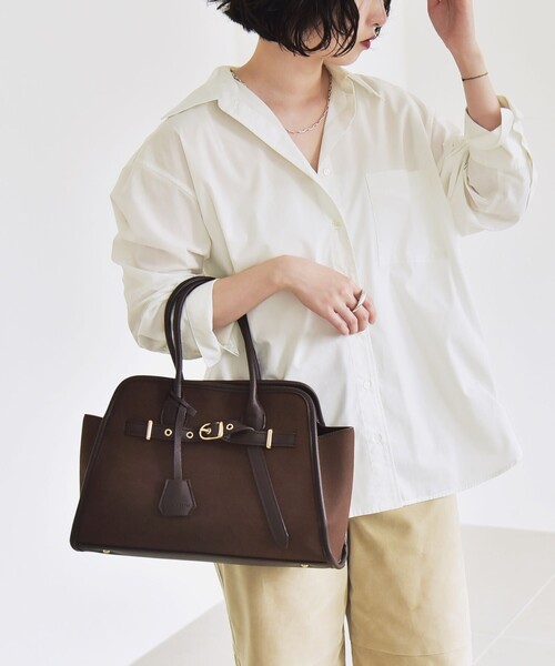 ブラウス シャツ quaranciel:「洗濯機可能」REPREVE オープン カラー シャツ レディース quaranciel:〈洗濯機可能〉REPREVE オープン カラー シャツ