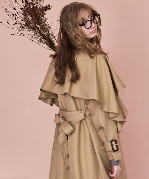 Cherir Mignon トレンチコート コート 「Cherir Mignon」- Silhouette
