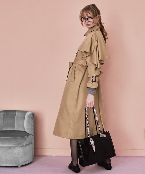 Cherir Mignon トレンチコート コート 「Cherir Mignon」- Silhouette