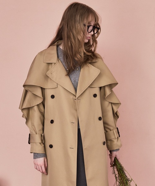 Cherir Mignon トレンチコート コート 「Cherir Mignon」- Silhouette