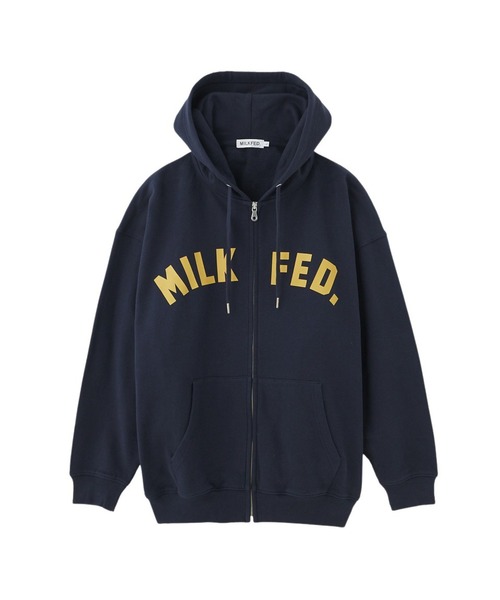 ミルクフェド ジップアップパーカー MILKFED.（ミルクフェド） パーカー ジップアップパーカー MILKFED BAR