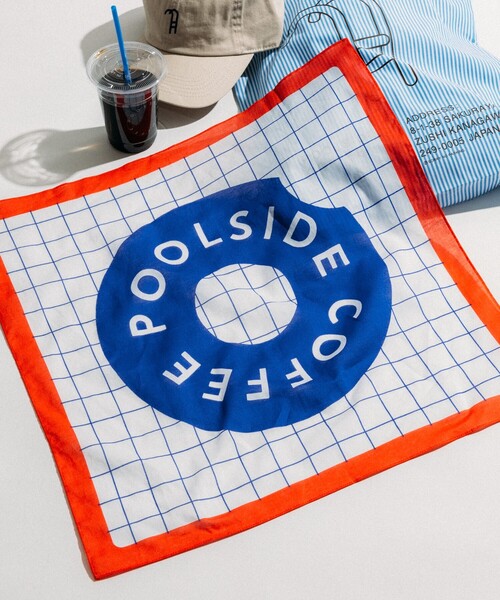 FREAK'S STORE スカーフ バンダナ 別注 POOLSIDE COFFEE BANDANA