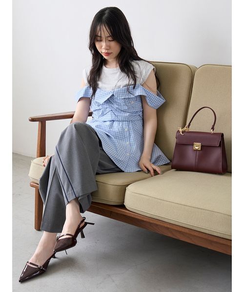 パンツ LILY BROWN LILY BROWN パンツ ハートチャームサイドラインパンツ
