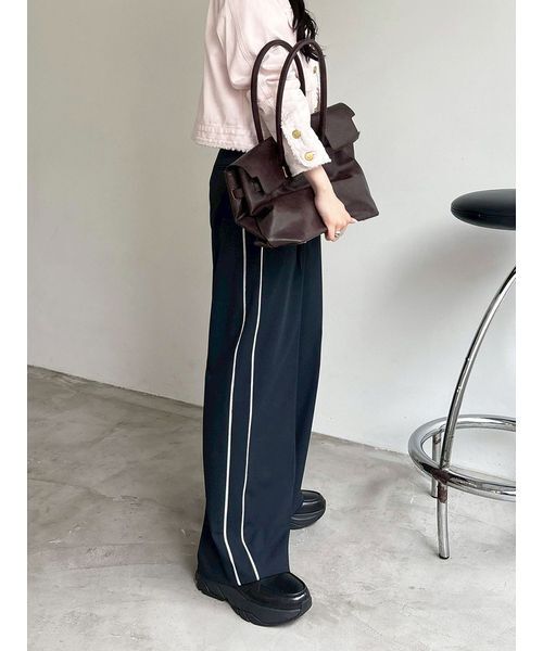 パンツ Lily LILY BROWN パンツ ハートチャームサイドラインパンツ