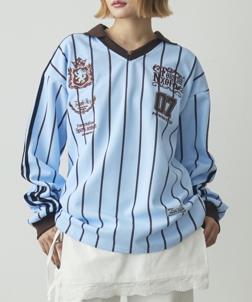 tシャツ TEE ストライプゲームシャツ レディース : ZOZOTOWN Yahoo!店