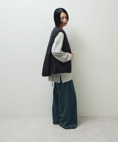 Green Parks（グリーンパークス） ベスト ジレ サイドZIP中綿コクーン