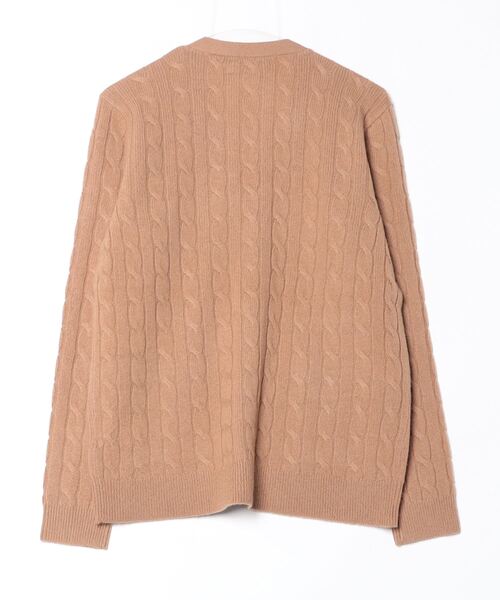 【新品未使用タグ付】ポロラルフローレン　長袖カーディガンL　キャメル、茶色 ポロカラー ボタンド カーディガン（カーディガン/ボレロ）｜POLO