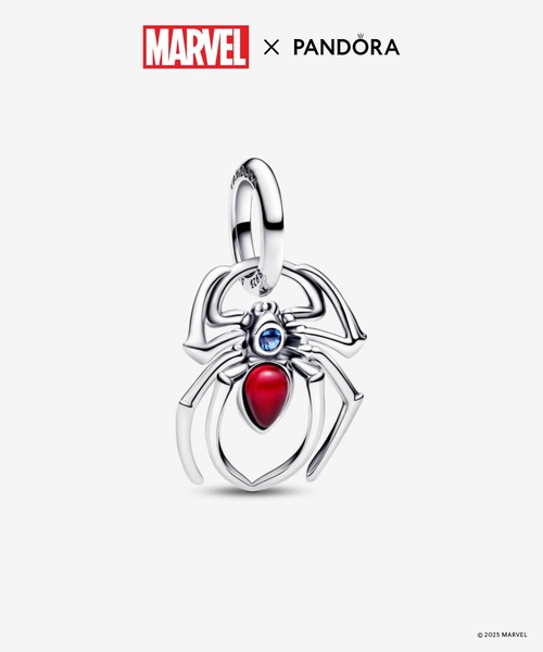 PANDORA（パンドラ） チャーム マーベル スパイダーマン ダングル