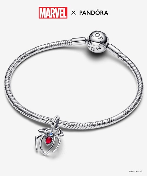 PANDORA（パンドラ） チャーム マーベル スパイダーマン ダングル