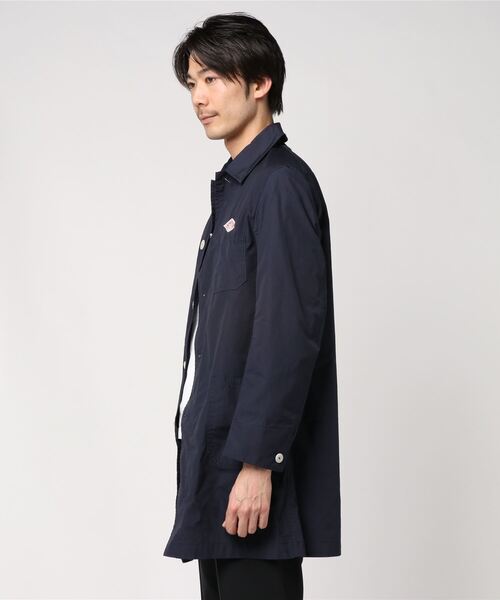 BEAMS（ビームス） ステンカラーコート 40 オリーブ メンズ : ZOZOTOWN