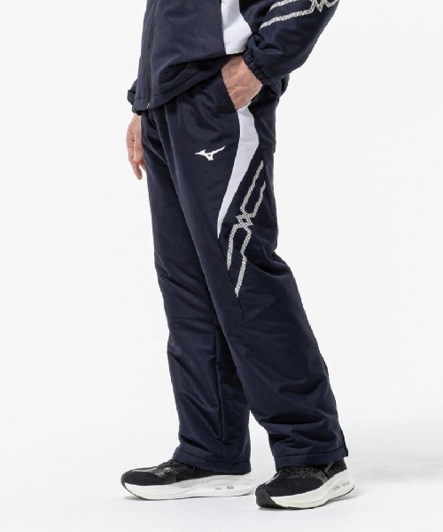 ◯未使用⭐︎ミズノ　XL ブラック✖️ピンク　ナイロンパンツ　裾ボタンあり MIZUNO その他メンズボトムス、パンツ｜ボトムス、パンツ