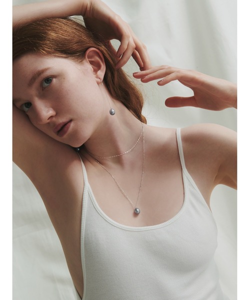 ネックレス 「les bonbon」brume pearl necklace/ブリュム パール ネックレス レディースの画像