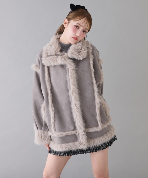 one after another NICE CLAUP ムートンコート ボアコート 「今すぐお