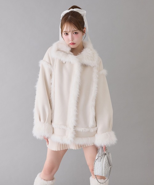one after another NICE CLAUP ムートンコート ボアコート 「今すぐお