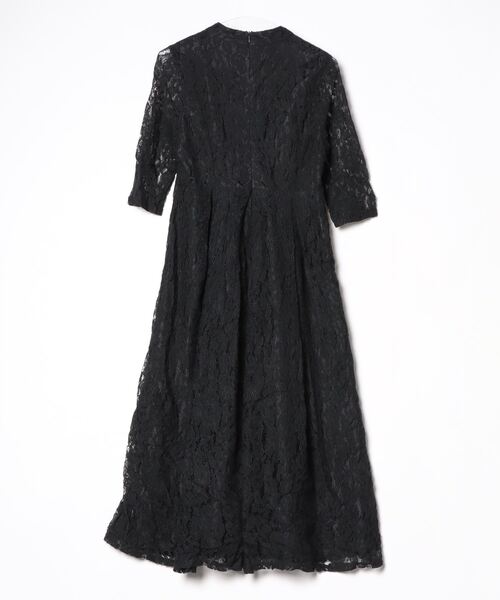 「Lace Ladies」 半袖ワンピース L ブラック レディース_画像2