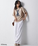 「Disney」 半袖Tシャツ LL オフホワ...の詳細画像4