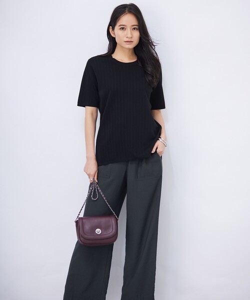 「ICB」 半袖ニット SMALL ホワイト レディースの画像