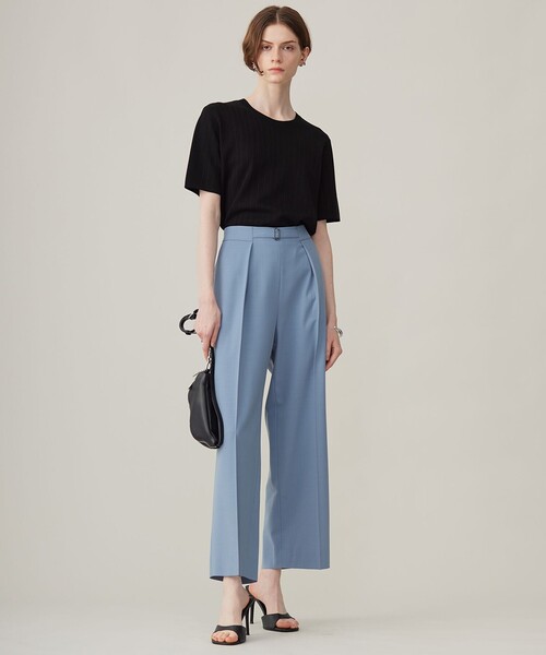 「ICB」 半袖ニット SMALL ホワイト レディースの画像