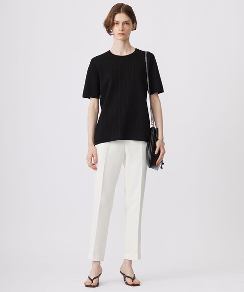 「ICB」 半袖ニット SMALL ホワイト レディースの画像