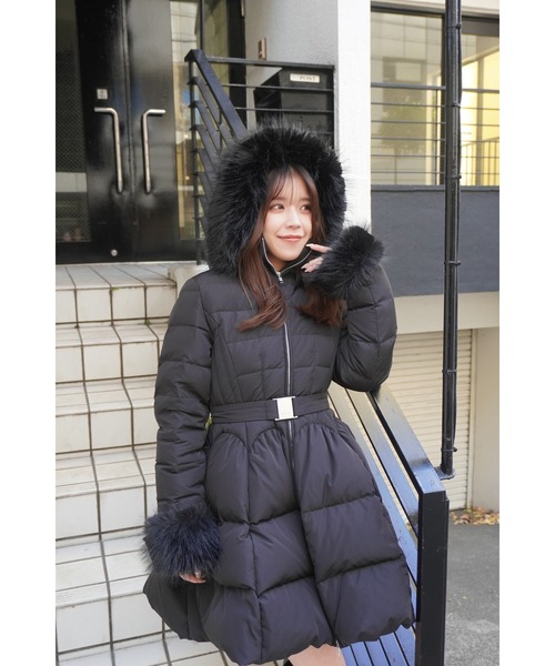 ジャケット・アウター eimy istoire EIMY DOWN DRESS エイミーイストワール EIMY ISTOIRE EIMY DOWN DRESS 2024 （WHITE