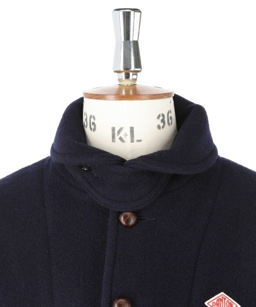 Danton（ダントン） ピーコート 44 チャコールグレー メンズ