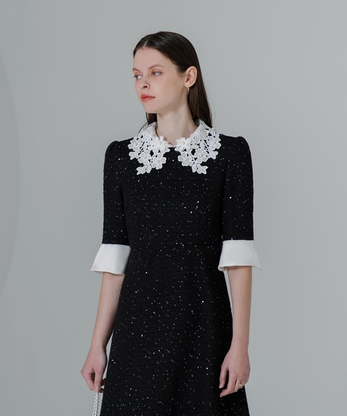 「Leja」 半袖ワンピース MEDIUM ブルー レディースの画像
