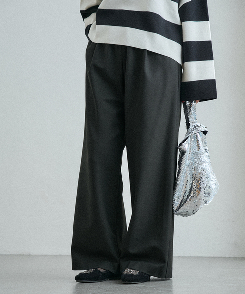 IENA（イエナ） パンツ ウォッシャブル 2WAYストレッチイージーパンツ