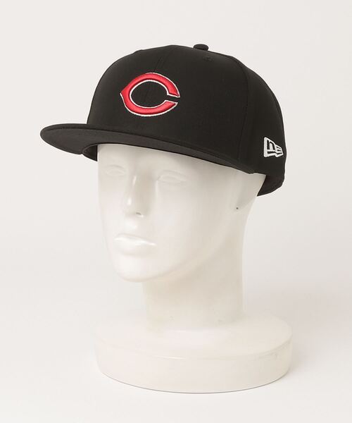 NEW ERA（ニューエラ） キャップ 7 1/4 ブラック×レッド メンズ