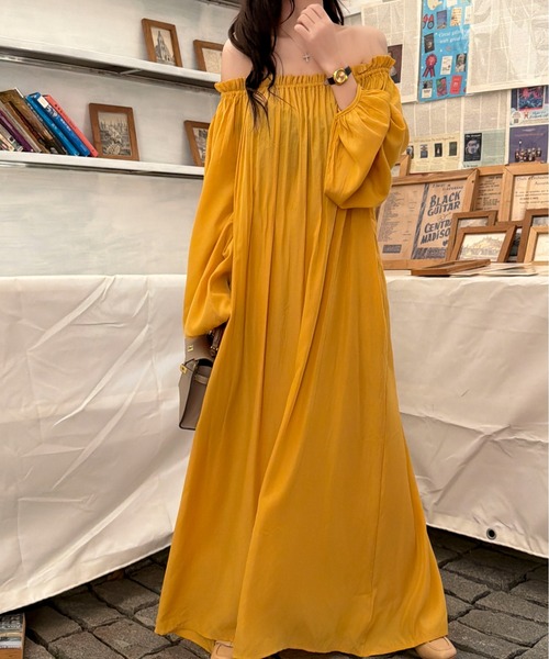 Maison Calme ワンピース 「26年春夏新作」マルチウェイギャザーオフ