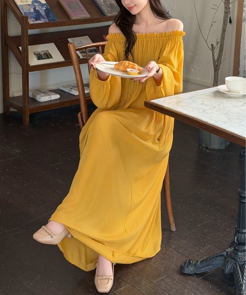 Maison Calme ワンピース 「26年春夏新作」マルチウェイギャザーオフ