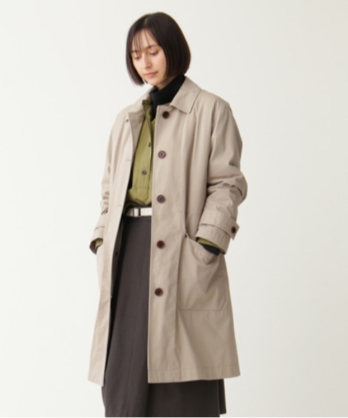 MHL.（エムエイチエル） ステンカラーコート 0 ベージュ レディース