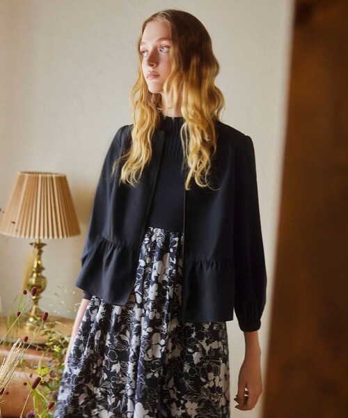 TOCCA（トッカ） ナイロンブルゾン 0 ネイビー レディース : ZOZOTOWN