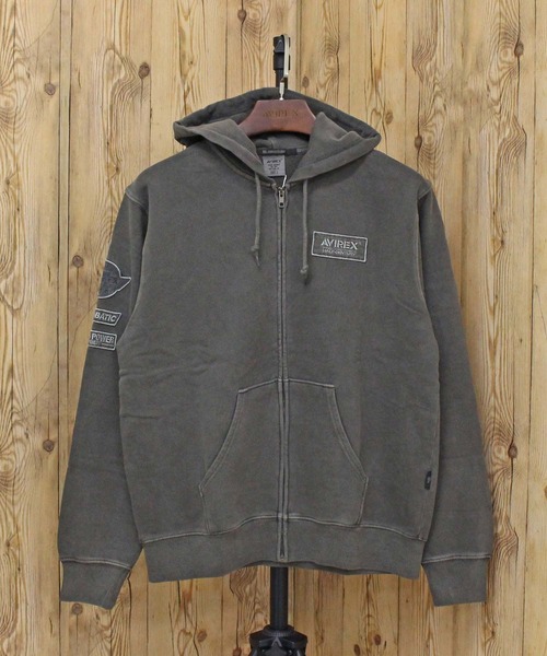 ［即完］AVIREX 50周年モデル ジップパーカー 楽天市場】AVIREX 公式通販｜《50th Anniversary》FADE WASH ZIP UP