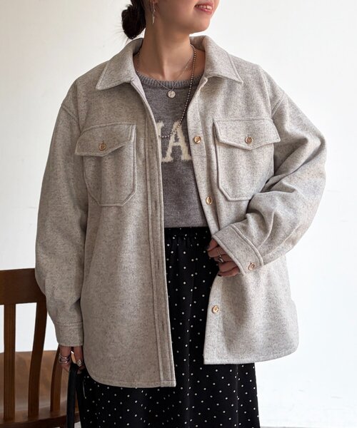 Chez toi（シェトワ） ジャケット テーラードジャケット CPOシャツ