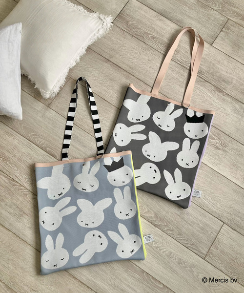 MIIA（ミーア） トートバッグ miffy ニットトートバッグ レディース